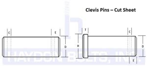 Clevis Pins Haydon Boltshaydon Bolts