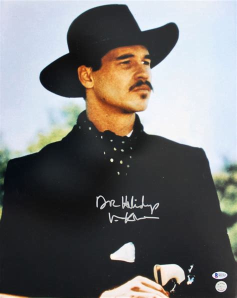 Val Kilmer Signed "Tombstone" 16x20 Photo Inscribed "Doc Holliday ...