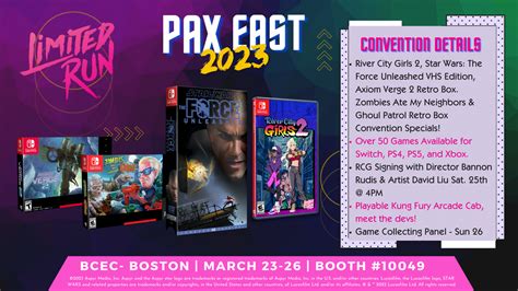 PAX East 2023 – Limited Run Games