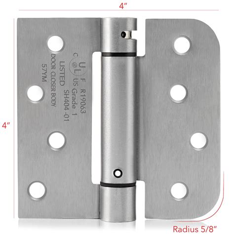 closing automatic spring hinge ks hardware