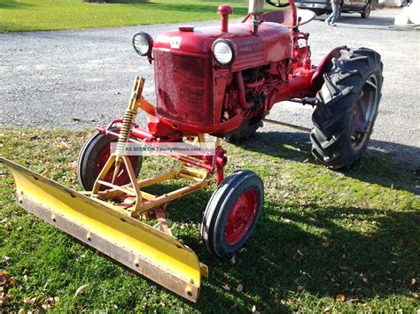 Ih Farmall Cub Wblade And Cultivators