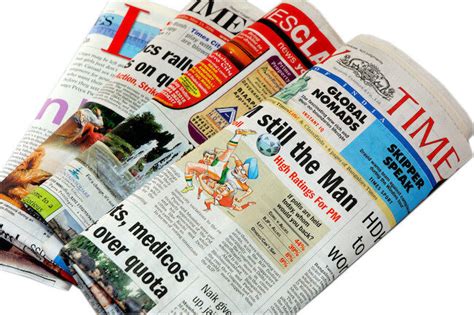 Newspaper Headlines — Colour Studies