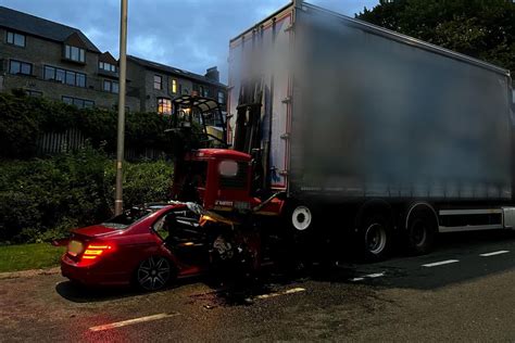 Mercedes Driver Walks Away From Lancashire Horror Crash With Just Minor