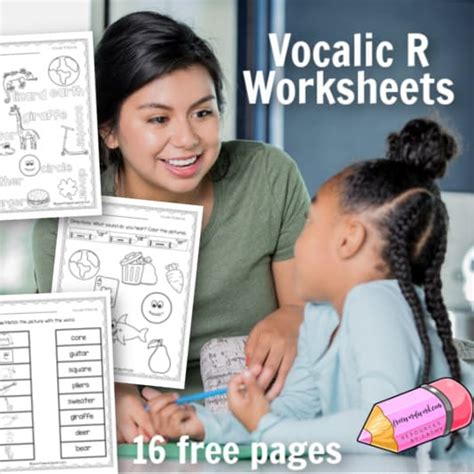 Mastering Vocalic R Engaging Worksheets For Speech Therapy Success