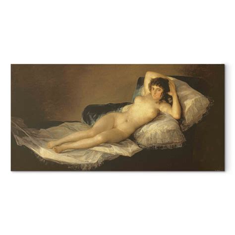 Reprodukcja The Naked Maja obraz na ścianę malarza Francisco Goya