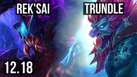 Rek Sai Vs Trundle Jng M Mastery Games Euw