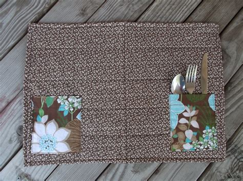 SALE Fabric Placemats Quilted Placemats Handmade By 3Jenerations