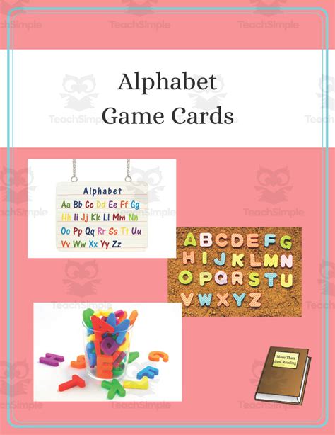 Alphabet Game Cards by Teach Simple