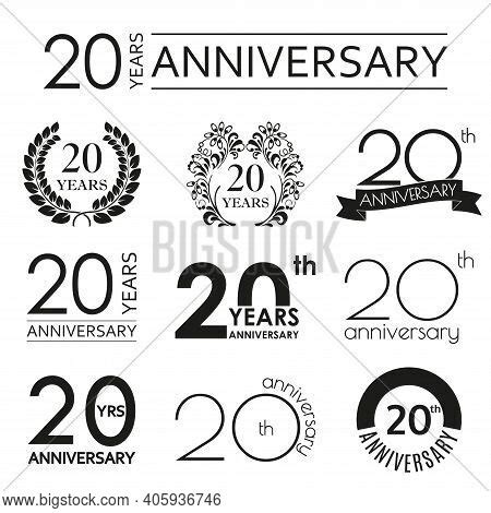 20 Years Anniversary Vector & Photo (Free Trial) | Bigstock