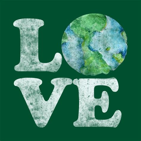 Vintage Love Earth Day Earth Day Crewneck Sweatshirt Teepublic