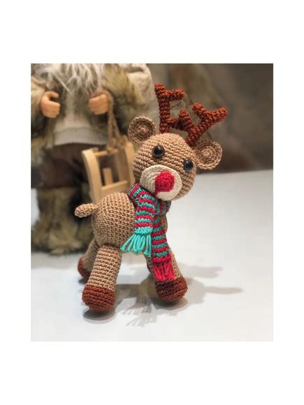 Rena Amigurumi Natal Compre Produtos Personalizados No Elo