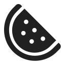 Watermelon Icon FluentUI Emoji Mono Iconpack Microsoft