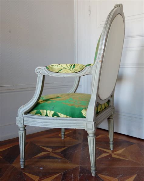 S Rie De Fauteuils Chassis D Poque Louis Xvi Estampille De Pierre