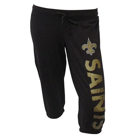 New Orleans Saints Session Ladies Capri Pants With Images Womens