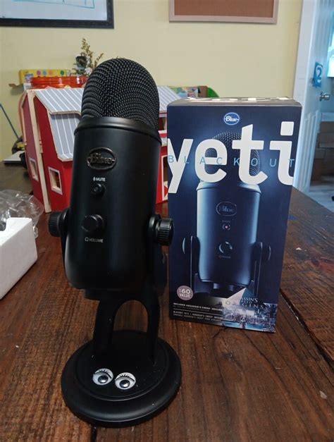 Blue Microphones Yeti Blackout Usb Microphone Black Ebay