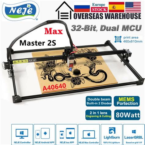 Neje Master S Max W A Cnc Router Laser Engraver Cutting Cutter