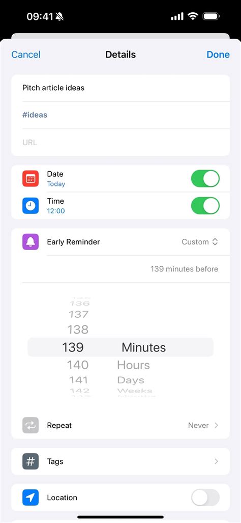 Apple Finally Lets You Set Early Notifications for Reminders to Get