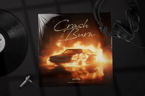 Crash & Burn Cover Art - Photoshop PSD