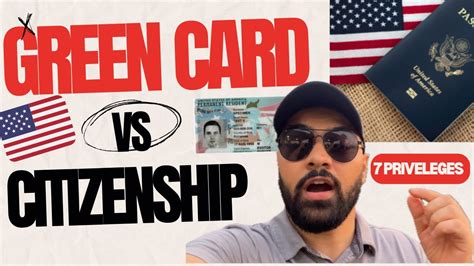 Citizenship Vs Green Card US Citizen Vs Green Card Holder Privileges