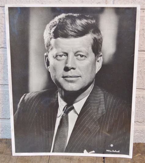 Vintage 1960 John F Kennedy JFK Official US Army Pentagon Photo Fabian Bachrach | #1823340125