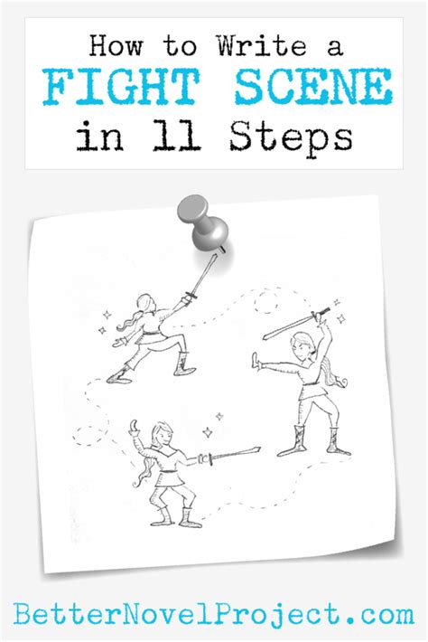 How To Write A Fight Scene In 11 Steps By Better Novel Project Book Cover