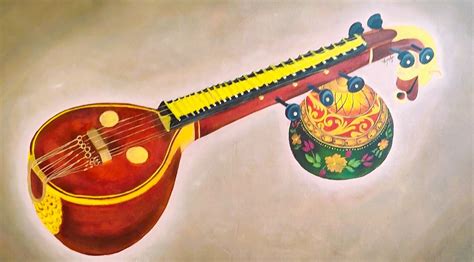 buy veena realism cultural traditional painting  fizdi