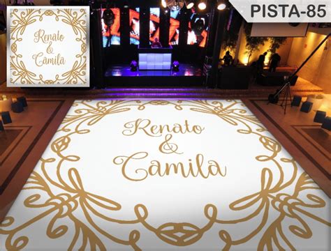 Adesivo Pista De Dan A D Personalizada Casamento X M Elo