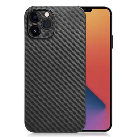 Funda Mate Con Patr N De Fibra De Carbono Para Iphone Plus Pro