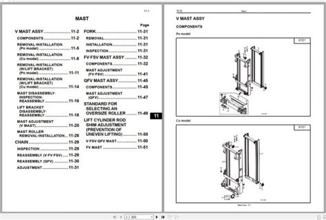 Toyota Forklift 8FGCU Repair Manual