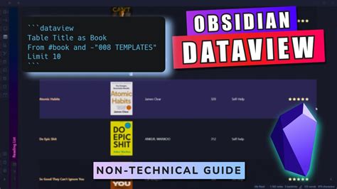 How To Use Obsidian Dataview A Complete Beginner S Guide Youtube