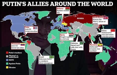 Who Is Siding With Putin Graphic Shows How Countries Have Switched