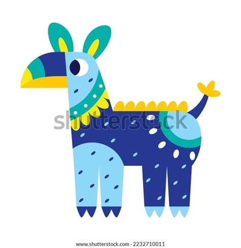 Icono De Donkey Alebrije De Color Vector De Stock Libre De Regal As