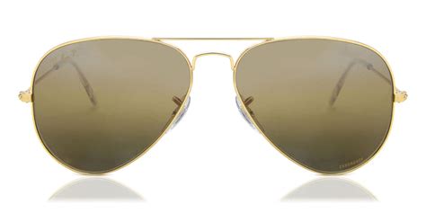 Ray Ban Rb3025 Aviator Large Metal Polarized 9196g6 Goud Zonnebril