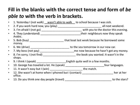 Completarfill In The Blanks Activity Textbook Instructionsfill In The