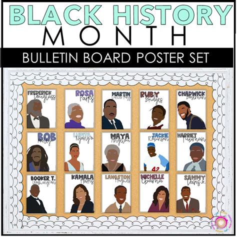 Black History Posters Black History Month Bulletin Board Made By