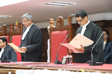 Tripura High Court’s Two New Judges Sabyasachi Datta Purkayastha & Biswajit Palit Take Oath