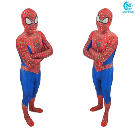 3d Printing Spider Man 3 Raimi Spiderman Cosplay Costume Zentai