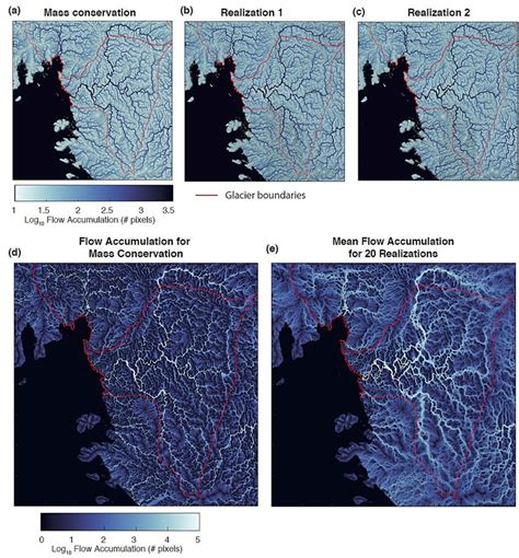 A Subglacial Water Routing From Mass Conservation B C Water