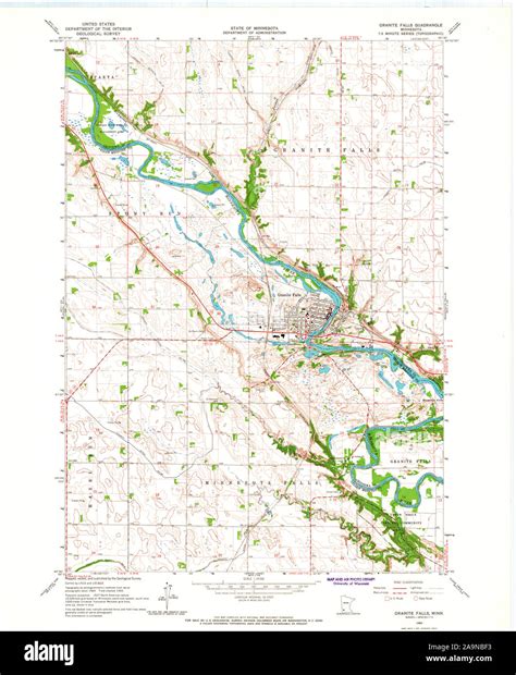 Granite Falls Minnesota Map Hi Res Stock Photography And Images Alamy