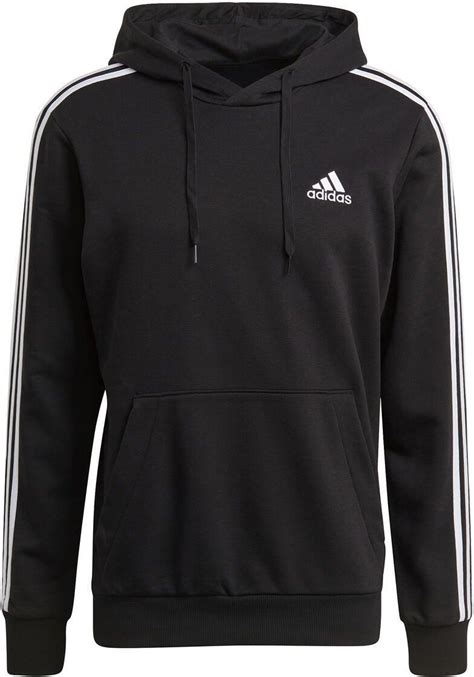 Adidas Bluza Z Kapturem Essentials Stripes Rozmiar M Czarny Gk