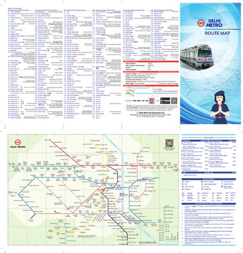 Downloadable Delhi Metro Map PDF 1 | PDF