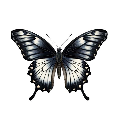 Dibujo Digital De Una Mariposa Con Alas Negras Png Mariposa Negra The