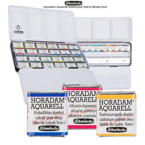 Schmincke Horadam Watercolor Pans Sets Jerry S Artarama