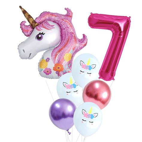 Set Baloane Cu Heliu Party Unicorns Cubika Ro