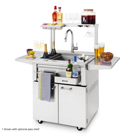 Lynx 30 Inch Freestanding Cocktail Station With Sink And Ice Bin Cooler