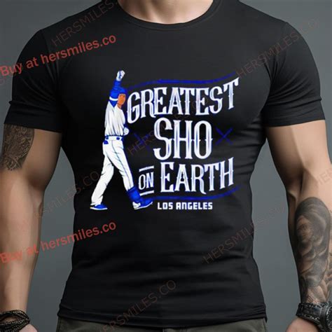 Shohei Ohtani Greatest Sho On Earth Shirt Hersmiles