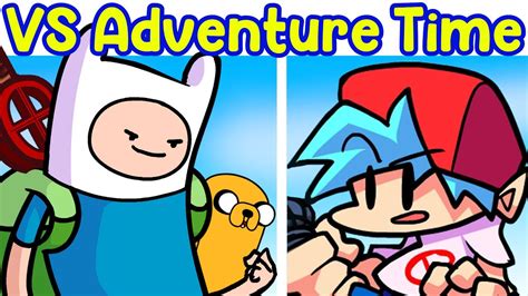 Friday Night Funkin VS Finn The Human Demo Adventure Time FNF Mod