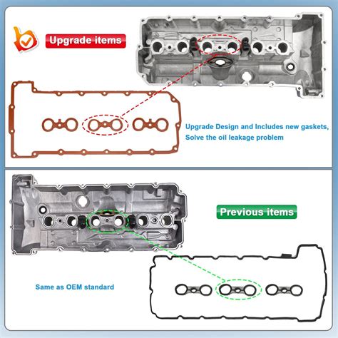 Aluminum Engine Valve Cover W Gasket Bolt Pcv For Bmw E E E X