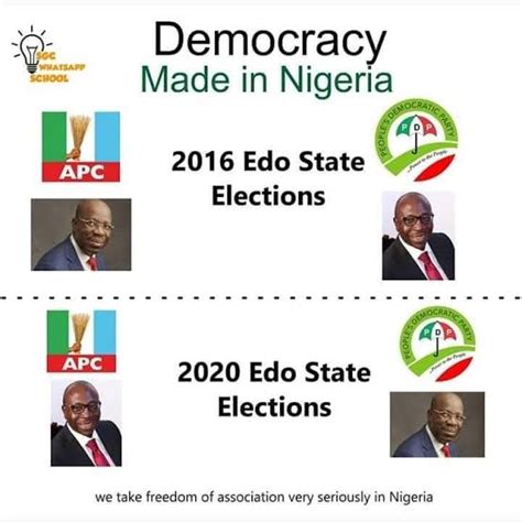 Edo Apc And Pdp Campaign Posters Of 2016 And 2020 Politics Nigeria