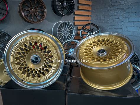 Buy New 18 5x112 Rotiform Style Stance Deep Dish Gold Wheels For Bmw